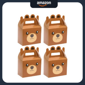 B0BW84XHHF.jpg 12-Piece Brown Bear Treat Boxes for Party Favors and Showers
