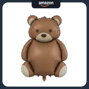 B0CKTMHSZK.jpg Teddy Bear Balloon Decorations for Woodland Birthday Parties