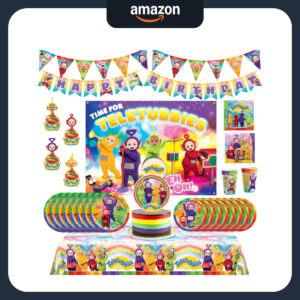 B0DX7H3Y6R.jpg Teletubbies Birthday Party Supplies Set for 16 Guests