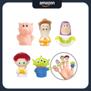 B00G87KE5A.jpg Toy Story 5-Piece Finger Puppet Set for Play and Party Favors
