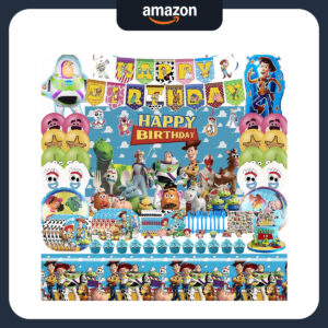 B0FJ2K8RKY.jpg Toy Story Birthday Party Decorations: Backdrop and Supplies Set