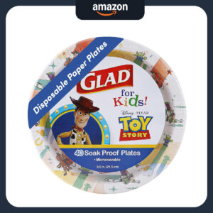 B0CN775YXJ.jpg Glad for Kids Toy Story Paper Plates, 8.5 Inch, 40 Count