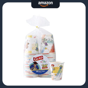 B0CN78C148.jpg Glad for Kids Toy Story Disposable Paper Cups, 9 oz, 40 Count