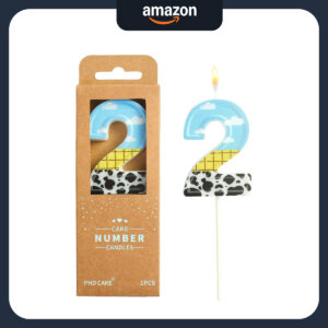 B0DDJQFG9F.jpg Toy Story Inspired Number 2 Birthday Cake Candle for Parties