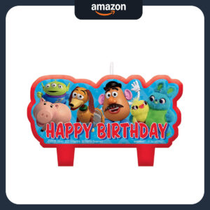 B07Q14SRZP.jpg Toy Story 4 Birthday Candle Set for Kids' Party Cakes