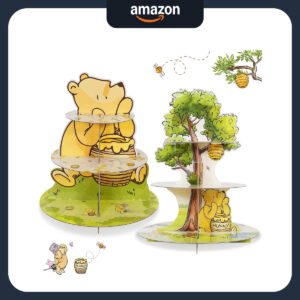 B0FWCBRT3M.jpg Winnie the Pooh Cupcake Stand for Baby Shower & Birthday Party