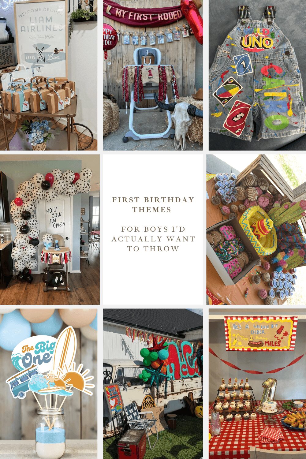 First Birthday Themes for Boys I'd Actually Want to Throw