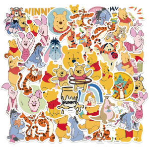 B0FK1TH64P.jpg 50pcs Winnie the Pooh Vinyl Stickers for Kids Party Favors