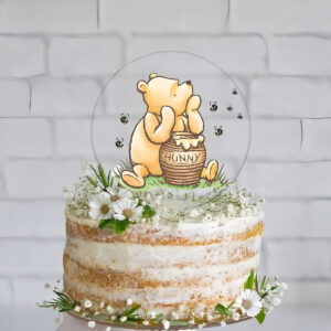 B0CTKT4J3H.jpg Winnie the Pooh Acrylic Cake Topper for Baby Shower Decor