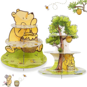 B0FWCBRT3M.jpg Winnie the Pooh Cupcake Stand for Baby Shower & Birthday Party