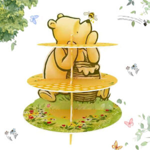 B0FD8P7BMS.jpg Winnie the Pooh 3-Tier Cardboard Cupcake Stand for Parties