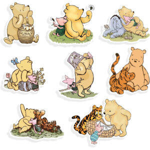 B0DRVQWDZ4.jpg Winnie the Pooh Table Centerpieces: 8-Piece Party Decor Set