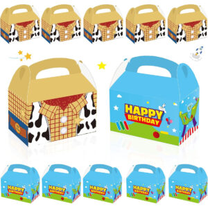 B0FDK8MZDX.jpg Toy Story Party Favor Boxes: 16-Pack Birthday Goodie Bags
