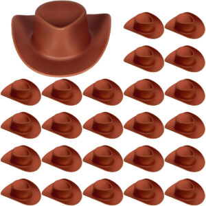 B0DLK62SXZ.jpg 24-Piece Mini Cowboy Hat Set for Toy Story Party Decorations
