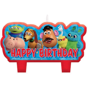 B07Q14SRZP.jpg Toy Story 4 Birthday Candle Set for Kids' Party Cakes