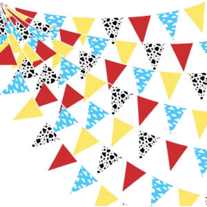 B0CZDF8JZR.jpg Toy Story Themed Party Decoration Set: Fabric Banner & Garland