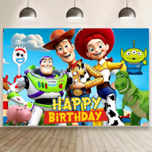 B0FV8J5YHL.jpg Toy Story Inspired Birthday Backdrop for Kids Party (5x3ft)