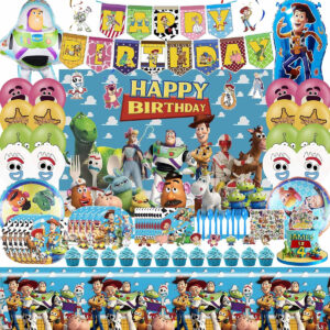 B0FJ2K8RKY.jpg Toy Story Birthday Party Decorations: Backdrop and Supplies Set