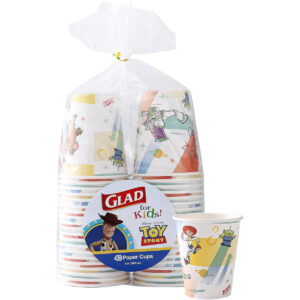 B0CN78C148.jpg Glad for Kids Toy Story Disposable Paper Cups, 9 oz, 40 Count