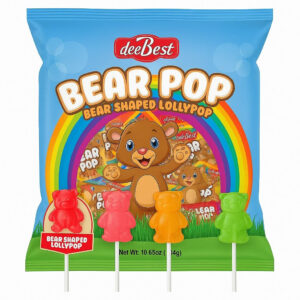 B07CHXPWHL.jpg Bear Pop Teddy Bear Shaped Lollipops, 32 Count Assorted Flavors
