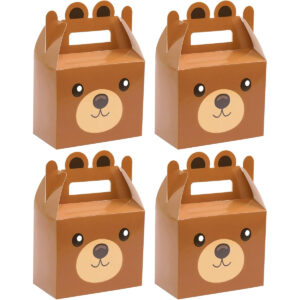 B0BW84XHHF.jpg 12-Piece Brown Bear Treat Boxes for Party Favors and Showers