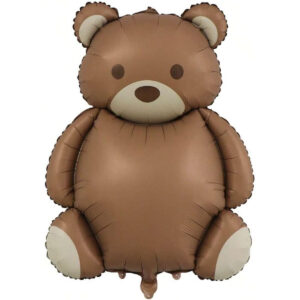 B0CKTMHSZK.jpg Teddy Bear Balloon Decorations for Woodland Birthday Parties
