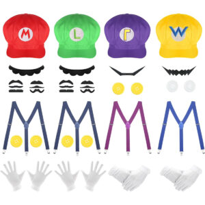B0DPKTS591.jpg Super Mario Bros. Costume Accessory Set for Kids Cosplay