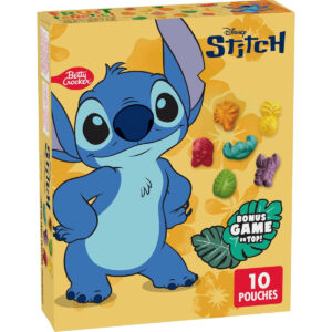 B0DNRM5XTY.jpg Disney Stitch Fruit Flavored Snacks, 10-Count Pouch Pack