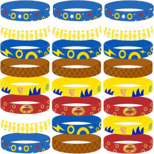 B0F7L88DRR.jpg 24-Piece Hedgehog Silicone Bracelet Set for Kids Party Favors