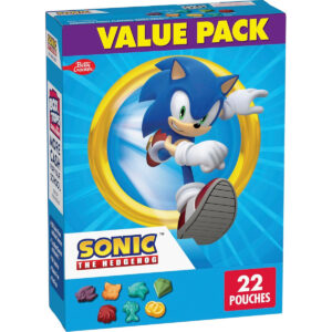 B0B1S99YFL.jpg Sonic The Hedgehog Fruit Flavored Snacks, 22 Count Value Pack
