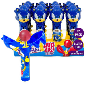 B0D68C19PG.jpg Sonic the Hedgehog Lollipop Holder Party Favors - 12 Pack