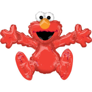 B08VQMNYH5.jpg Sesame Street Elmo Foil Balloon for Birthday Party Decor