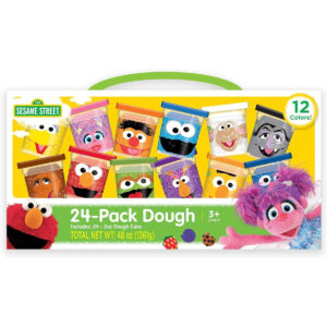 B08GM93BR7.jpg Sesame Street 24-Pack Dough Set for Kids’ Creative Play