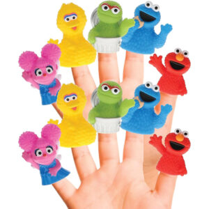B0BRYT3M53.jpg Sesame Street 10-Piece Finger Puppet Set for Party Favors
