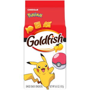 B0FTJCGZKQ.jpg Goldfish Pokémon Cheddar Cheese Crackers 6.6 Oz Bag