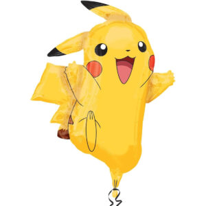B00JZOVC22.jpg Pikachu Shape Foil Balloon 31-Inch for Pokémon Party Decor
