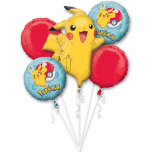 B073T45Y9V.jpg Pokémon Party Balloon Bouquet for Birthday Decorations