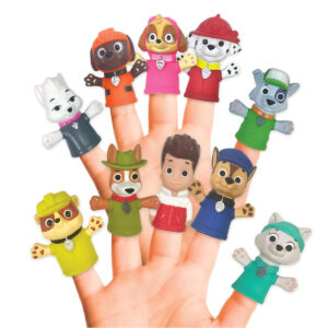 B09JRD6WLY.jpg PAW Patrol 10-Piece Finger Puppet Set for Kids' Playtime