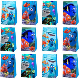 B0G2LX3RGT.jpg 12-Piece Finding Nemo Party Gift Bags for Kids Birthdays