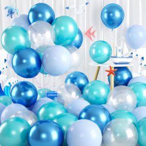 B0CCRCN6W6.jpg Teal and Blue Balloon Arch Kit for Ocean Theme Party Decor