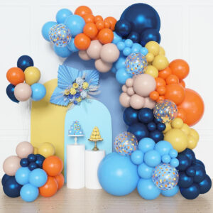 B0DJ71FK72.jpg Nemo Theme Balloon Garland Arch Kit for Birthday Decorations