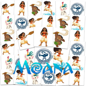 B0DJMTTDTQ.jpg Moana Temporary Tattoos Party Favors Bundle - 72 Count