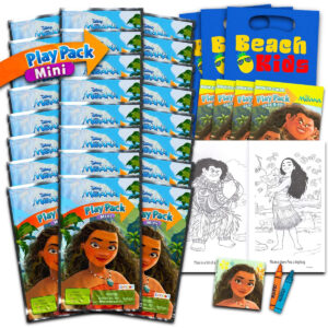 B0DCD48DGG.jpg 24-Piece Disney Moana Party Favor Set with Coloring Packs