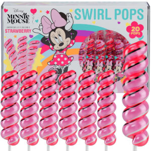 B0DK7Q8QKN.jpg Minnie Mouse Swirl Lollipops 20pk for Birthday Party Favors