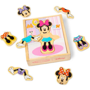 B00P2SL9YG.jpg Melissa & Doug Minnie Mouse Dress-Up Wooden Puzzle for Toddlers