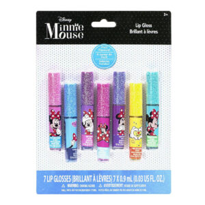 B07DLDQ9HD.jpg Disney Minnie Mouse 7-Piece Lip Gloss Set for Kids Party Favors