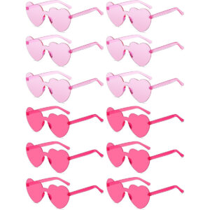 B0C3GG759F.jpg Minnie Mouse Heart Shaped Sunglasses for Party Favors
