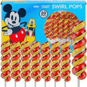 B0DXFGTJ4V.jpg Mickey Mouse Swirl Lollipops 20pk for Party Favors