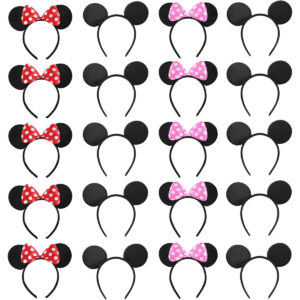 B07P6TN5RF.jpg 20-Piece Mickey Mouse Ears Headbands for Kids Party Favors