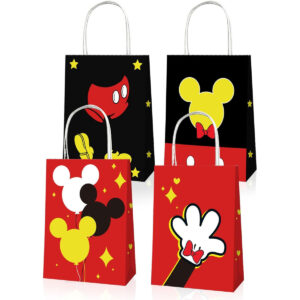 B0FJ1P76DV.jpg 12 Pcs Mickey Mouse Party Favor Bags for Birthday Treats